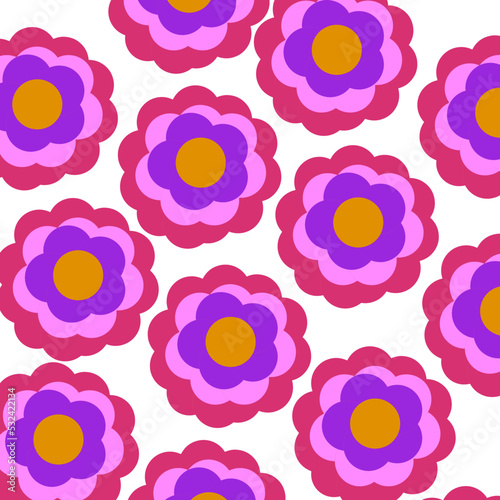 flowers pink pattern spring summer bouquet