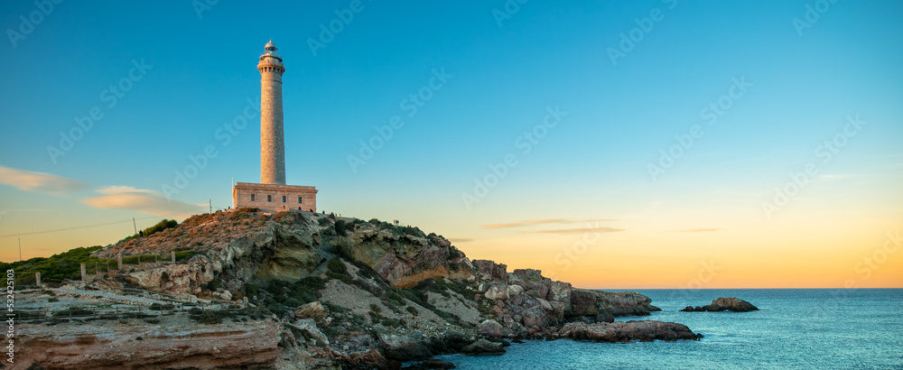 Light house in mediterranean sea- Spain