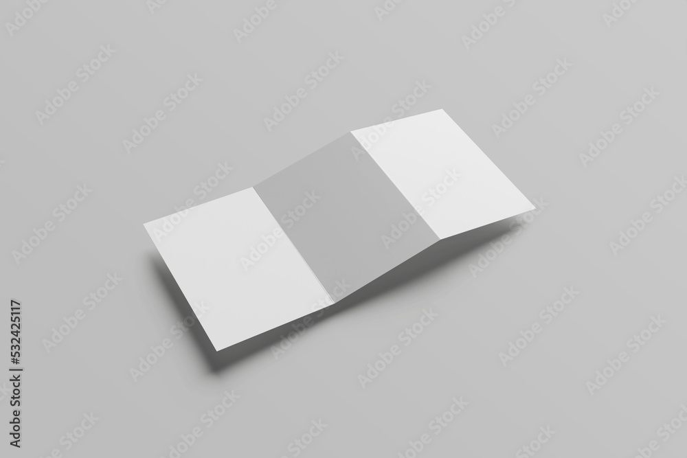 A5 Trifold Brochure Mockup A5 Trifold Brochure Mockup