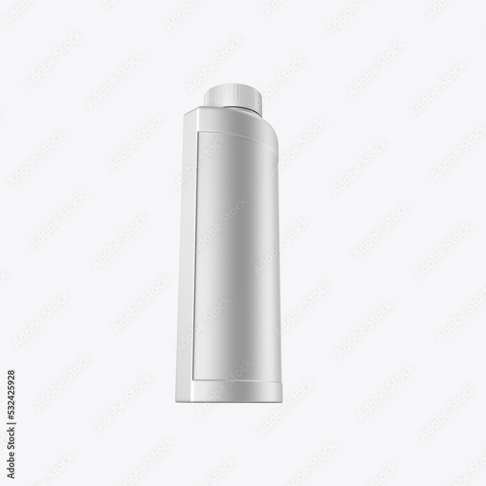 Plastic Liquid Bottle Mockup. 3D render Plastic Liquid Bottle Mockup. 3D render