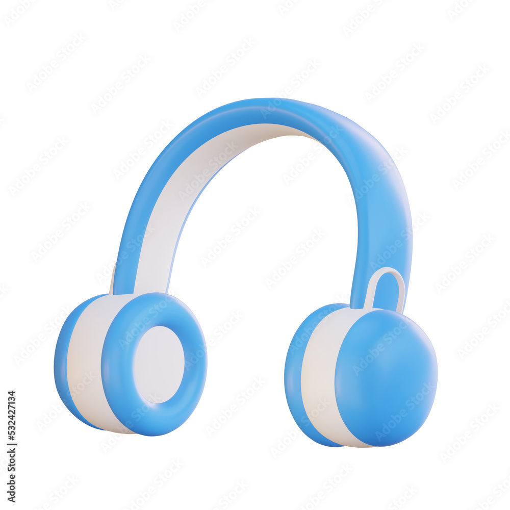 3D Headphone Icon 3D Headphone Icon