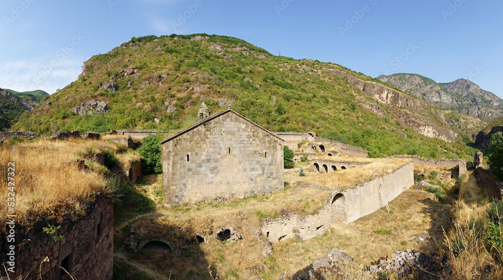 Tatevi Mets Anapat hermits monastery in Armenia