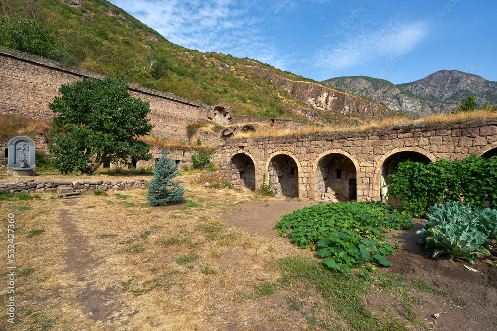 Tatevi Mets Anapat hermits monastery in Armenia