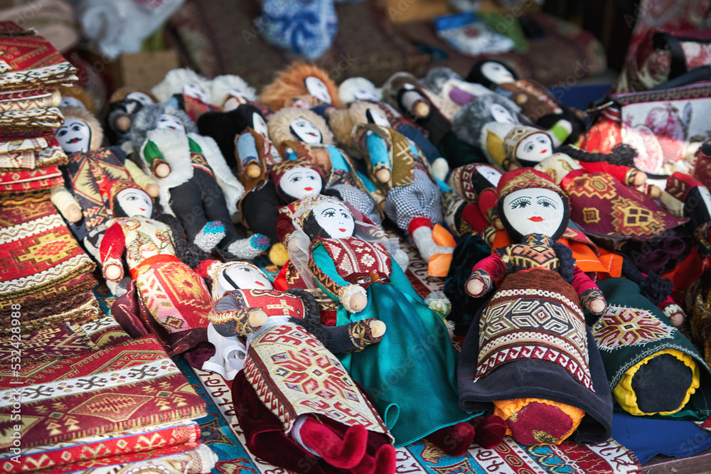 Armenian handmade dolls on the market