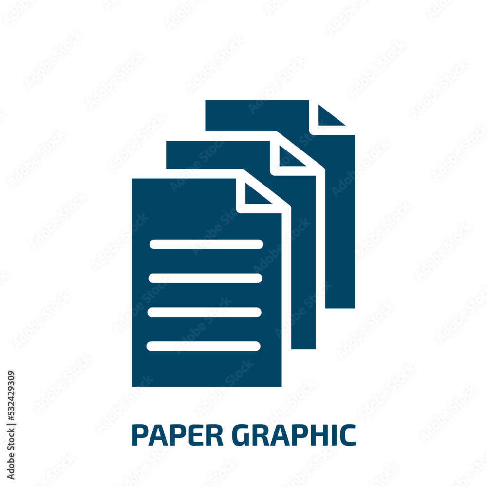 paper graphic icon from business collection. Filled paper graphic, paper, information glyph icons isolated on white background. Black vector paper graphic sign, symbol for web design and mobile apps paper graphic icon from business collection. Filled paper graphic, paper, information glyph icons isolated on white background. Black vector paper graphic sign, symbol for web design and mobile apps