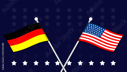 German American Day, vector backgrounds suitable for content purposes because they have room to add text