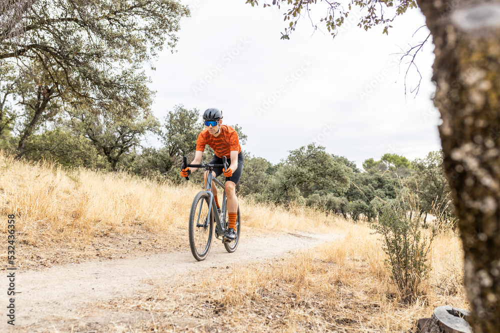 gravel bike orange