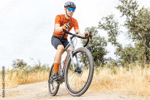 gravel bike orange