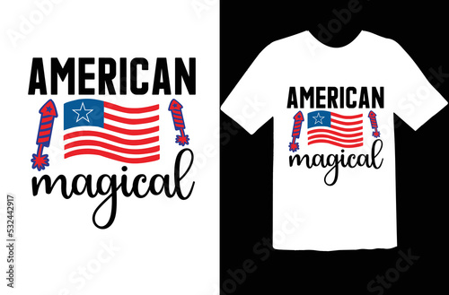 American magical svg design