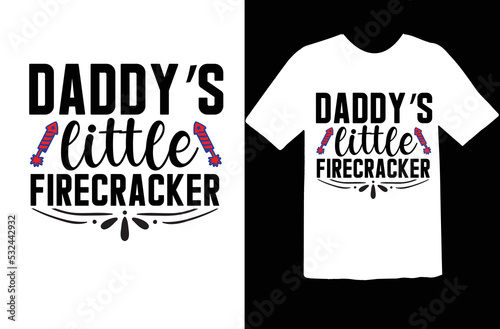 Daddy’s little firecracker svg design