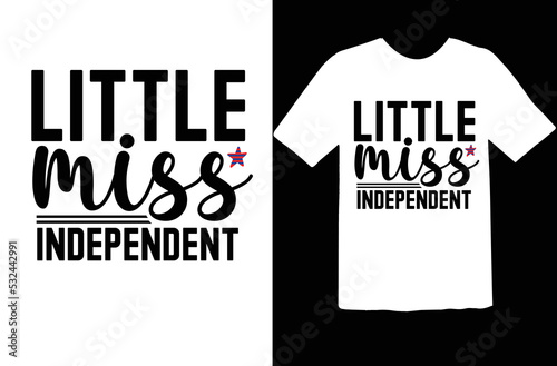 Little miss independent svg design