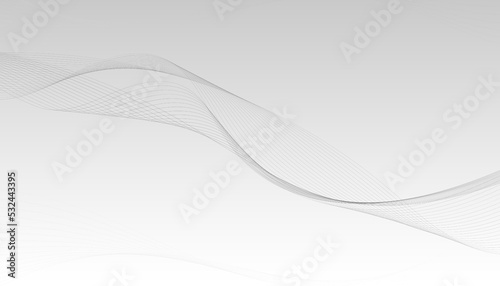 White background with minimal wave line overlay for banner, wallpaper, sales banner and poster