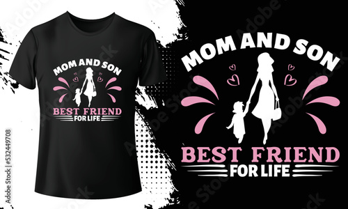 Mom niche typography T shirt design.