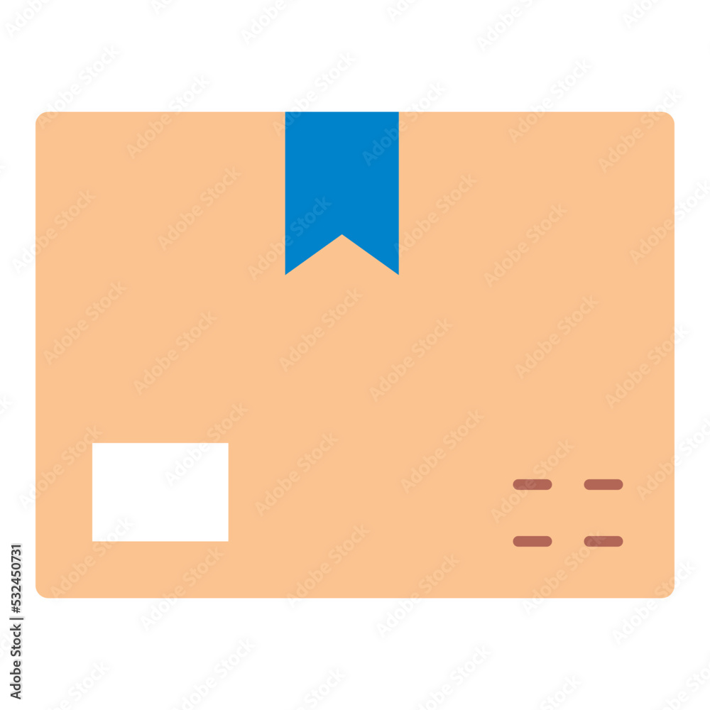 Fototapeta premium cardboard box icon