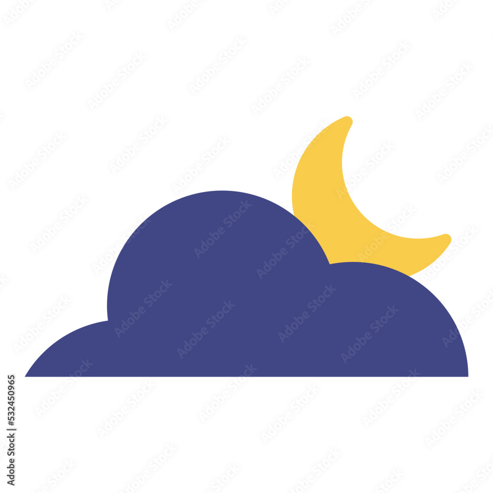 Obraz premium night icon