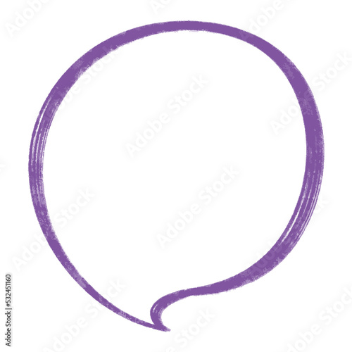 illustration Speech Bubbles Hand Drawn