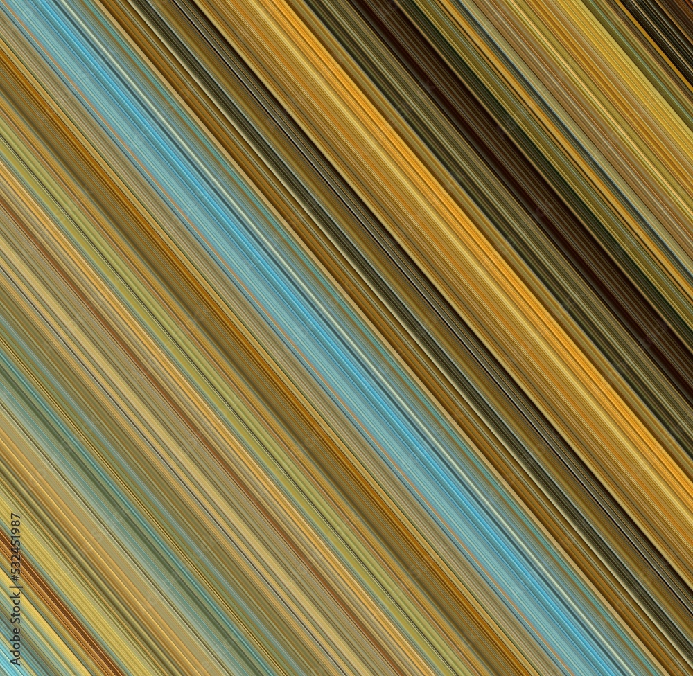 Obraz premium art deco style turquoise gold and brown coloured patterns and design
