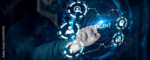 Wallpaper Mural Open your talent and potential. Talented human resources - company success. Torontodigital.ca