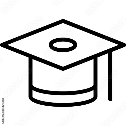 Mortarboard Vector Icon 