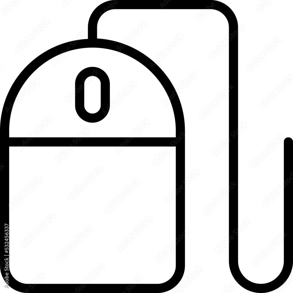 Computer Mouse Vector Icon