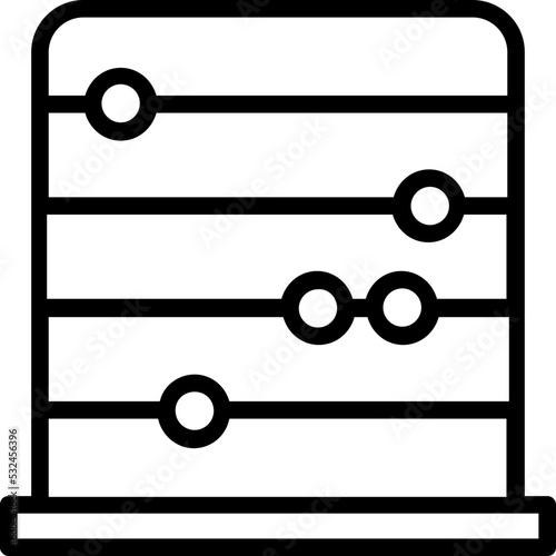 Abacus Vector Icon 