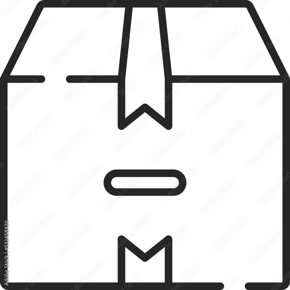 box and packaging icon box and packaging icon