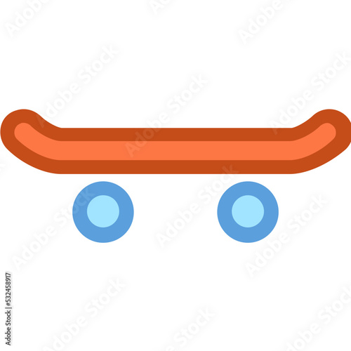Skateboard Vector Icon