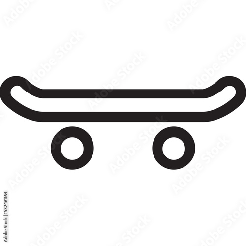 Skateboard Vector Icon