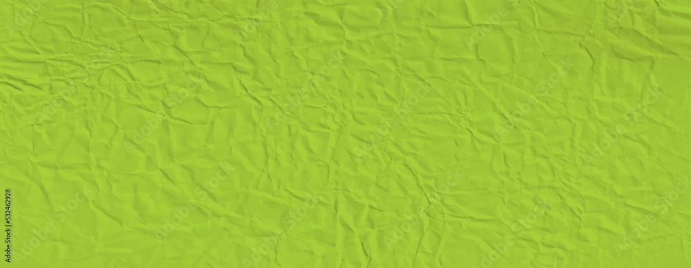 Green crumpled paper texture background. Green crumpled paper texture background.