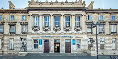 University of Bordeaux Campus Victoire, entrance of the College of Human Sciences 