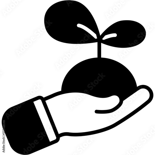 seed solid line icon