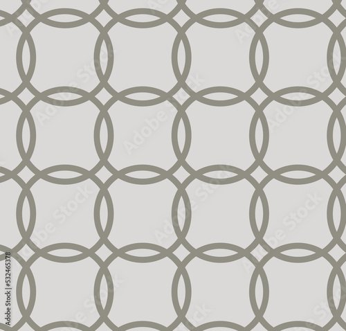 vector seamless pattern with intersecting circles