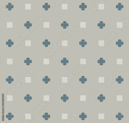 seamless pattern with geometrical objects