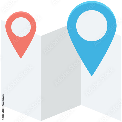 Free Download Map Location Vector Icon  - GFXLoad