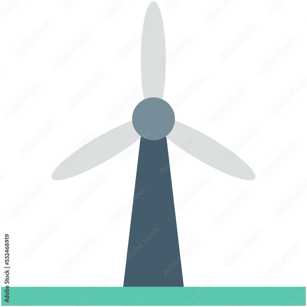 Windmill Vector Icon Windmill Vector Icon