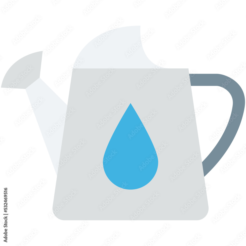 Watering Can Vector Icon 
