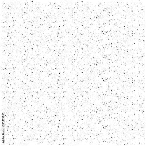 Black White Grunge Texture Background vector in white background.