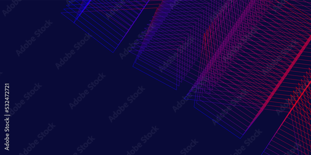 Abstract blue red background with lines Abstract blue red background with lines