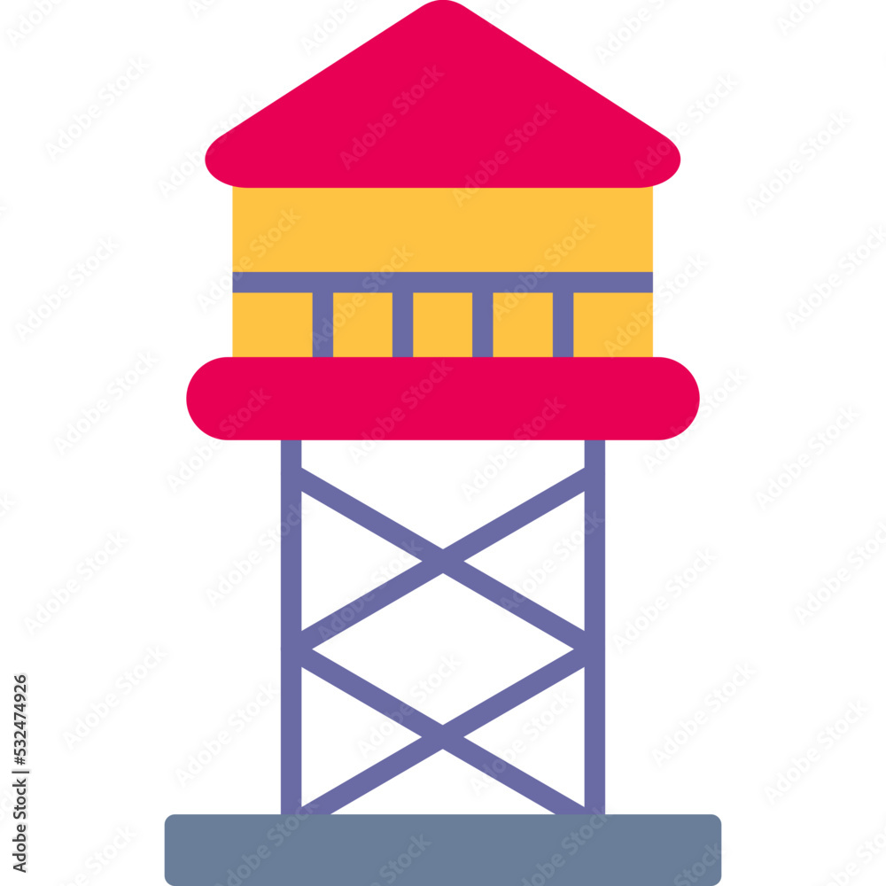 Water Tower Icon Water Tower Icon