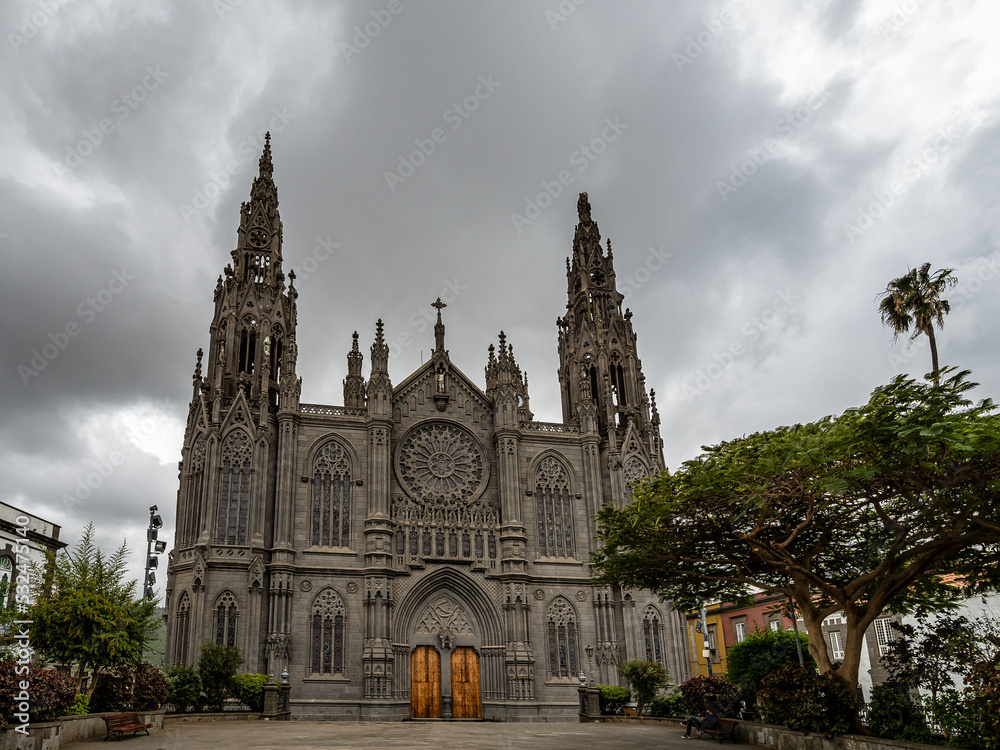 San Juan Bautista Church at Arucas, Gran Canaria Island, Canary Islands, Spain San Juan Bautista Church at Arucas, Gran Canaria Island, Canary Islands, Spain
