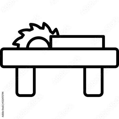 Saw Machine Icon