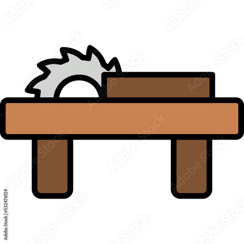 Saw Machine Icon