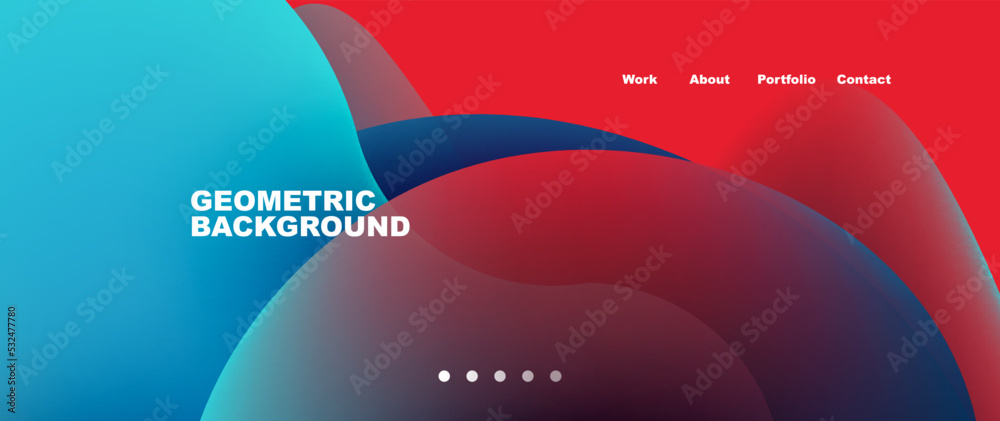 Liquid shapes with flowing gradient colors. Round elements and circles. Vector illustration for wallpaper, banner, background, leaflet, catalog, cover, flyer Liquid shapes with flowing gradient colors. Round elements and circles. Vector illustration for wallpaper, banner, background, leaflet, catalog, cover, flyer