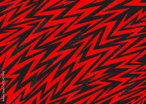 Abstract background with various sharp, zigzag and arrow pattern