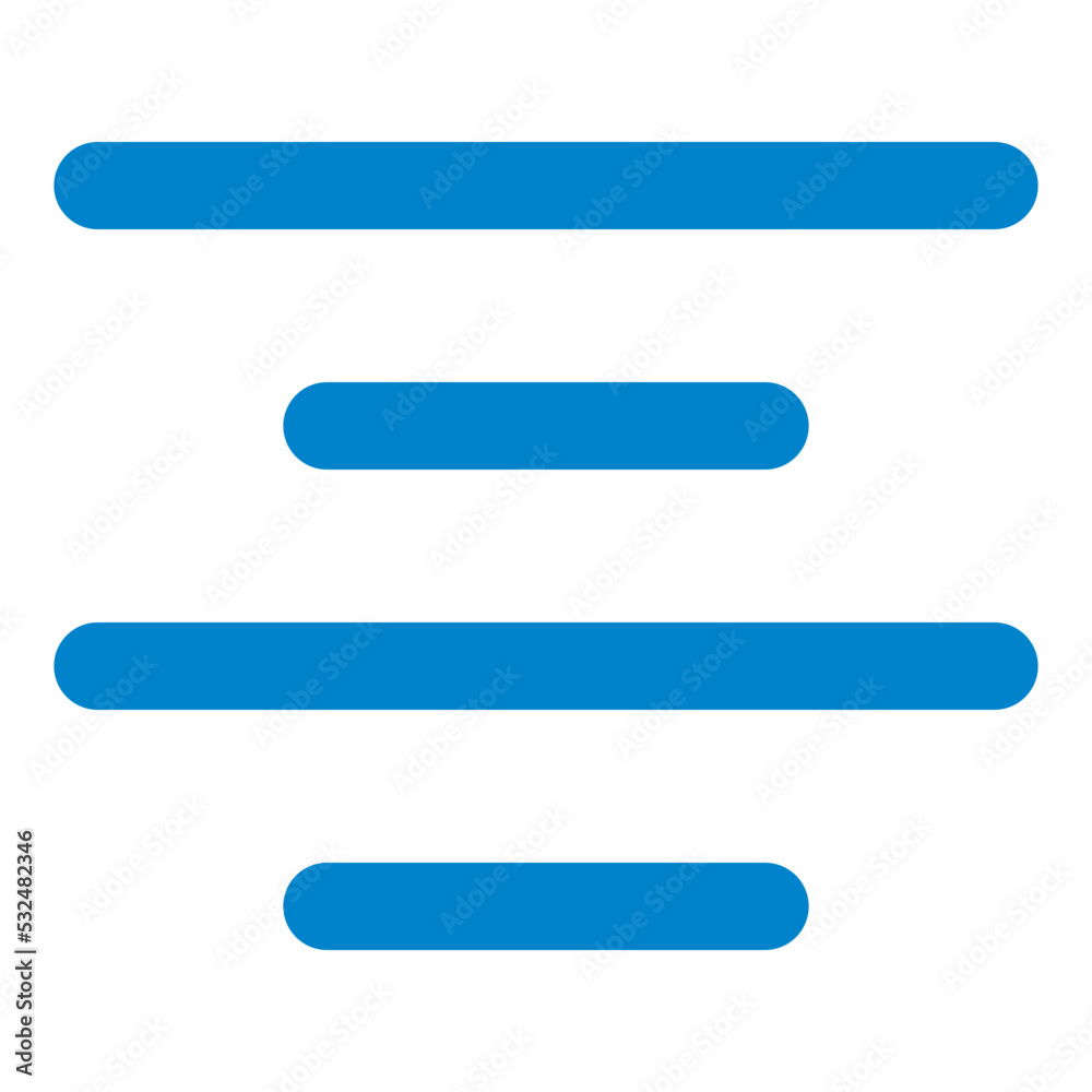 center text icon center text icon