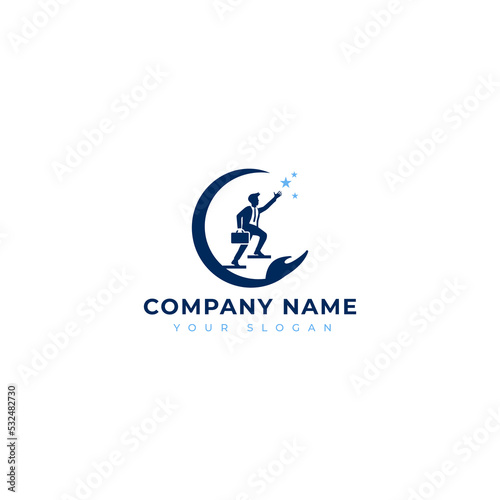 Coaching logo vector design template