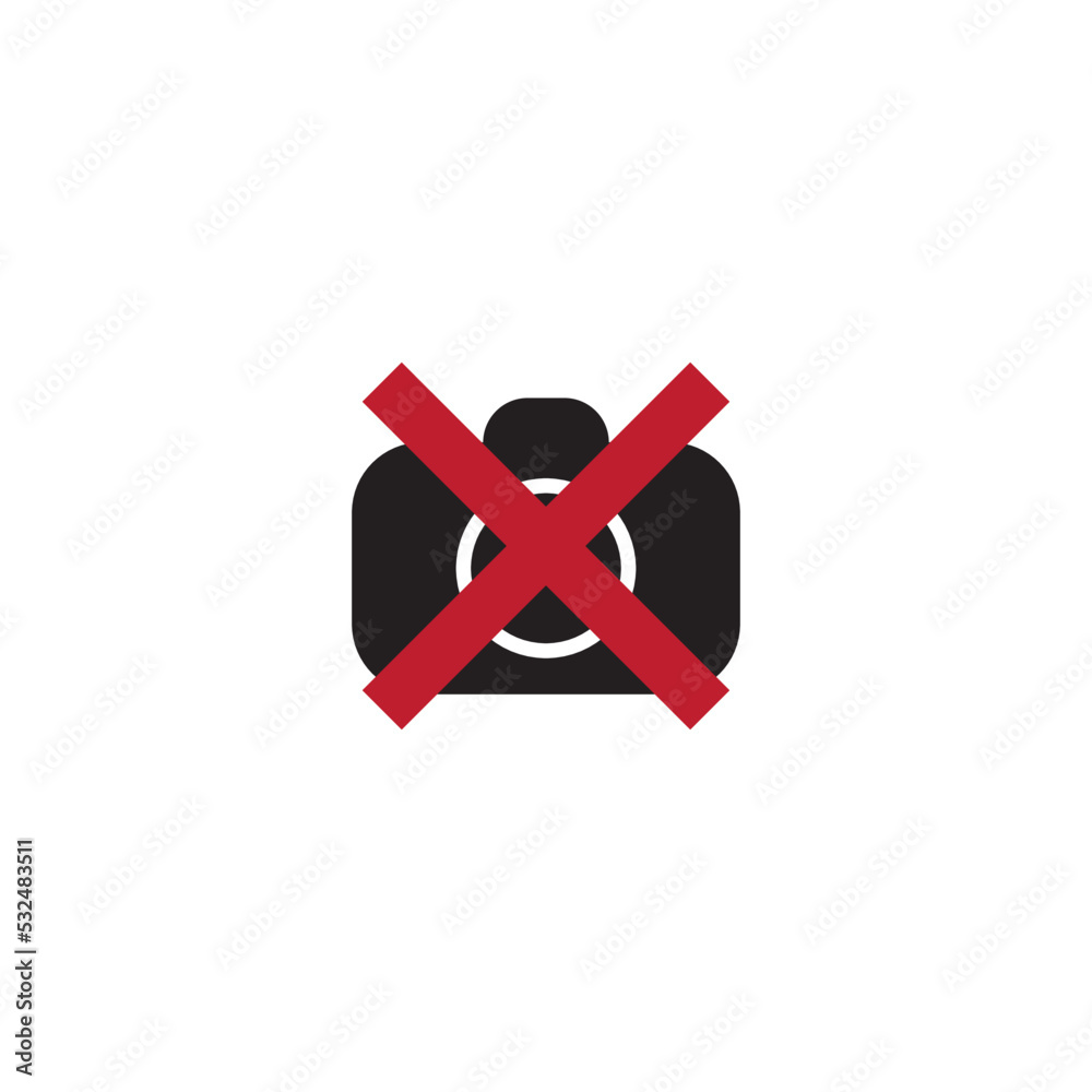 Obraz premium camera icon logo vector design