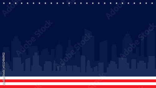 Illustration Vector Graphic of Patriot Day Background. Suitable to place on September 11 event on the United States of America.