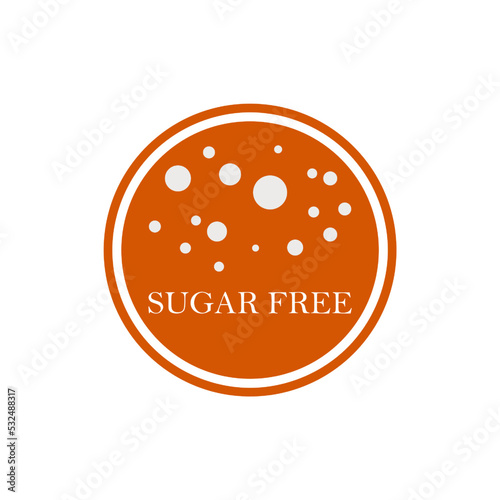 Sugar Free icon on white background