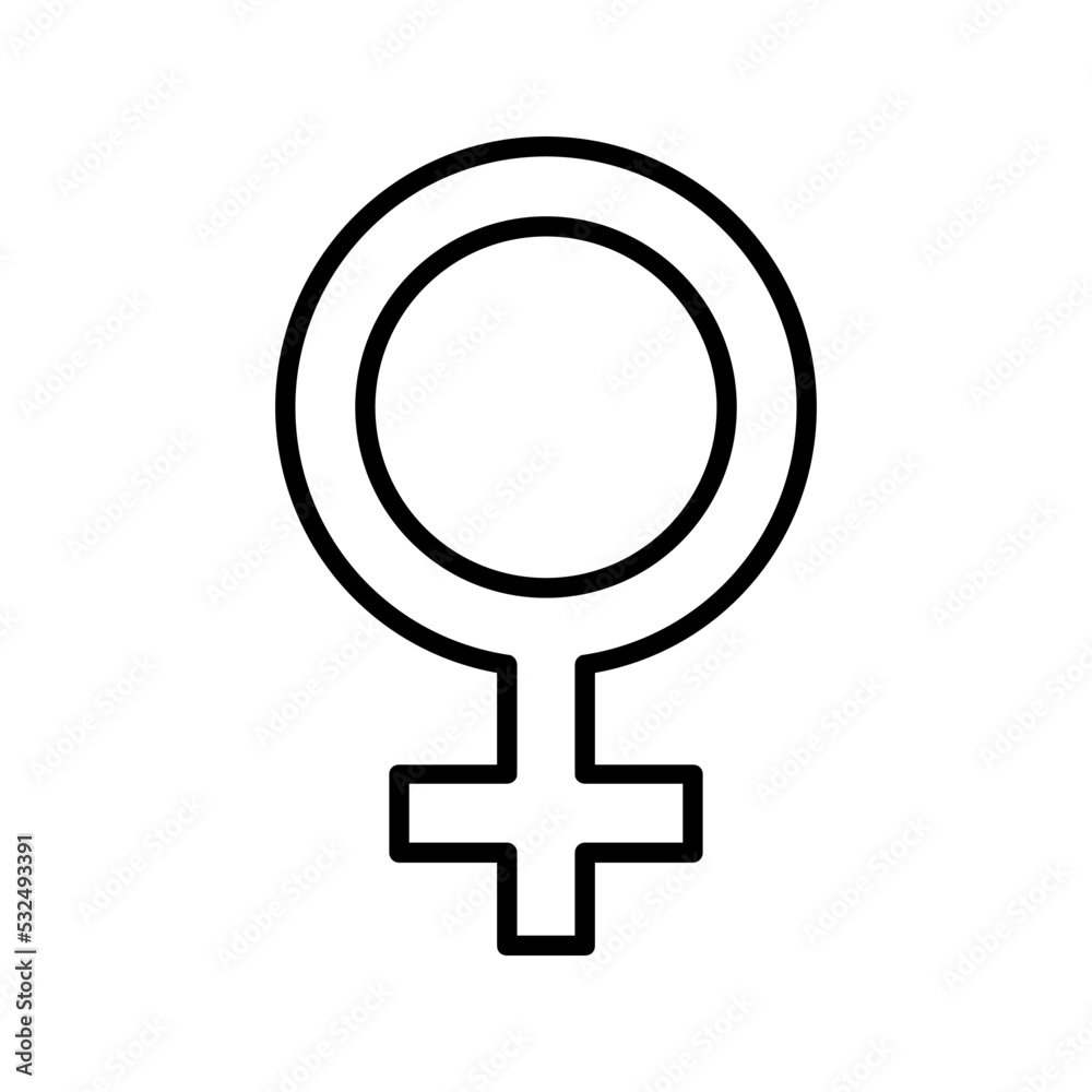 Women icon. female sign. vector illustration Women icon. female sign. vector illustration